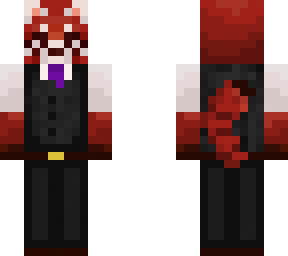 red panda in suit