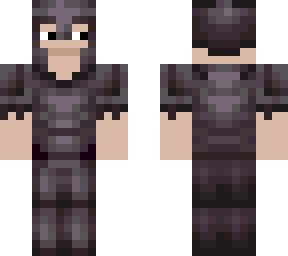 boy with netherite armor