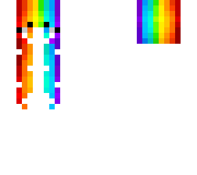 female hb - long neon rainbow v2