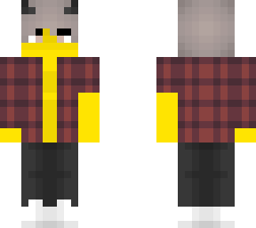 male - horns - plaid jacket