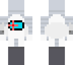 pov: the white imposter is about to kill you (pixel art)