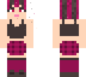 gothic girl with  short hair