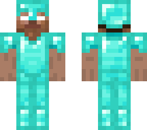 herobrine with diamond armor
