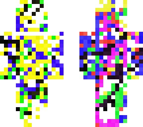 multiple colours
