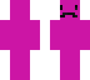 sad pink man