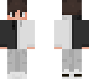 black and white hoodie