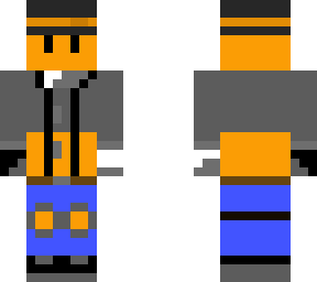naranja con sombrero