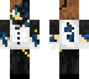 cade white tux mask on