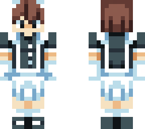 jaclonfire99 but in a maid costume