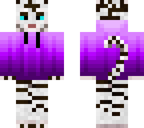 purple sweater tiger
