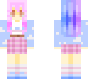 from pink to blue
