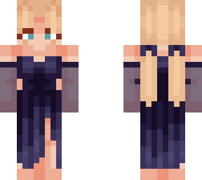 purple dress
