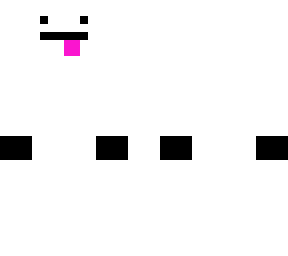 white cute monster