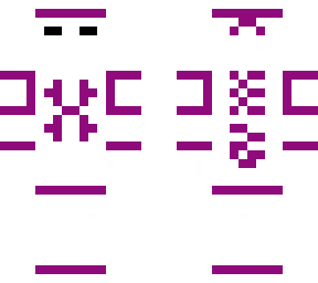 white\purple ninja