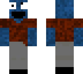 cookiemonster wearing clothes (warm)