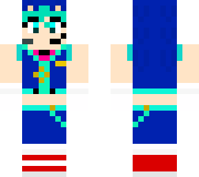 hatsune miku (sonic style outfit)