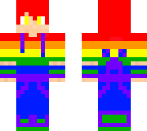 positive eystreem with pride month clothes (day 5 skin