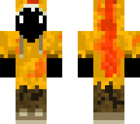 yellow fire lizard boy