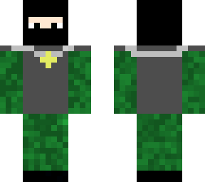 camoflage with necklace