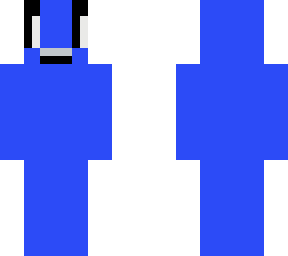 the blue man