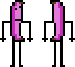 a very special pink banana