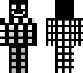 black and white