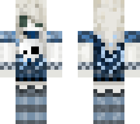 blue emo girl