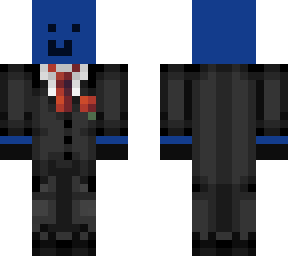 blue guy with a nice tuxedo