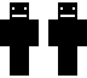 black white face