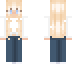 blonde girl skin