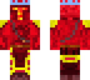 fire king with a crown diamond