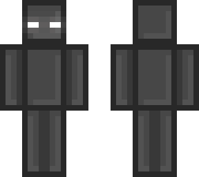 netherite with glowing eyes