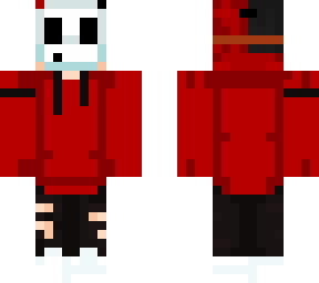 shy guy red hoodie