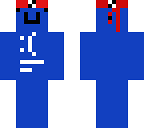 blue error screen guy learning karate