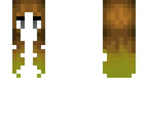 brown hair with green ombr