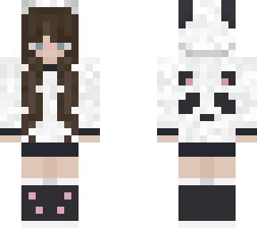 girl in panda hoodie