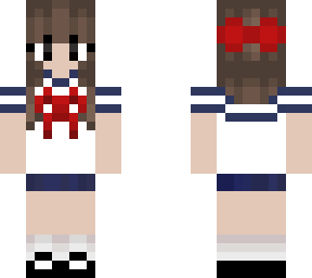 brown haired girls school uniform!!!