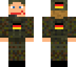 bw soldat mit hut und micro. de flagge an plattentrger update