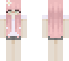pink hair girl