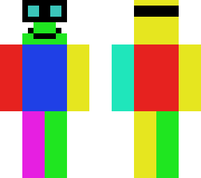 suit less rainbow goggles