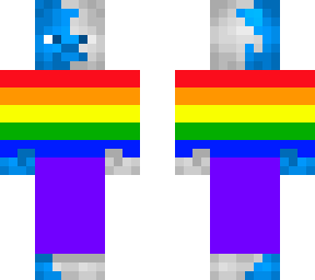 ultra blue steve with pride month clothes (day 15 skin