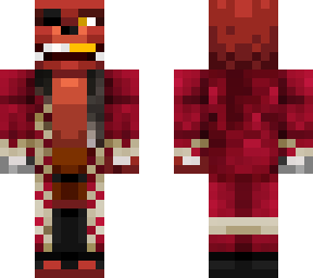 foxy with pirate coat