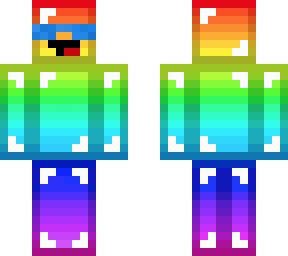 rainbow derp with blue sunglasses