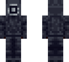 slim armored cultist - square mask (bedrock)