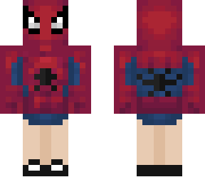 spider girl mask on mask off toggle