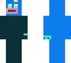 blue and black king