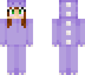 girl in a purple dinosaur costume 3.0