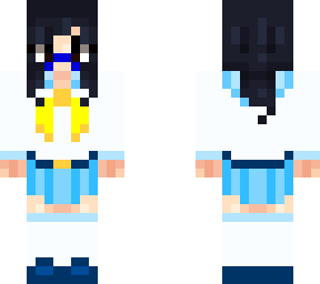 irl kim's sm school uniform (ponytail, 3px)