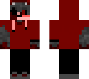 red with advanced infection