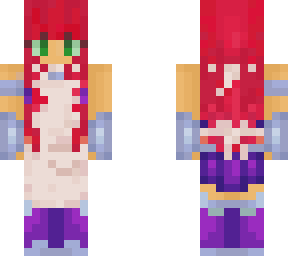 starfire with an apron on